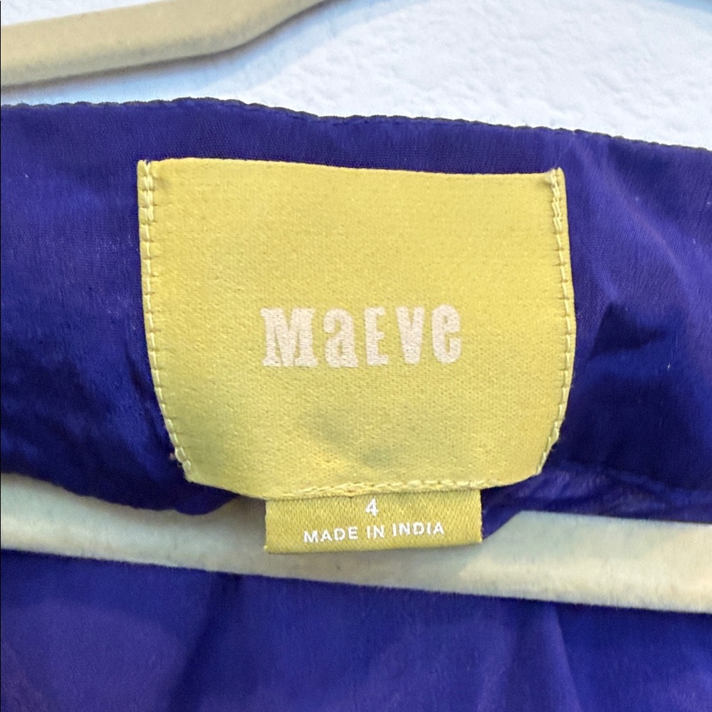 Maeve dark bright purple Women's Blouse - Picture 2 of 5